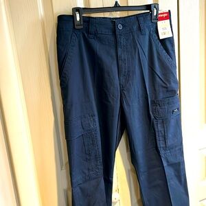 New Wrangler Mens Pants Navy  32x30